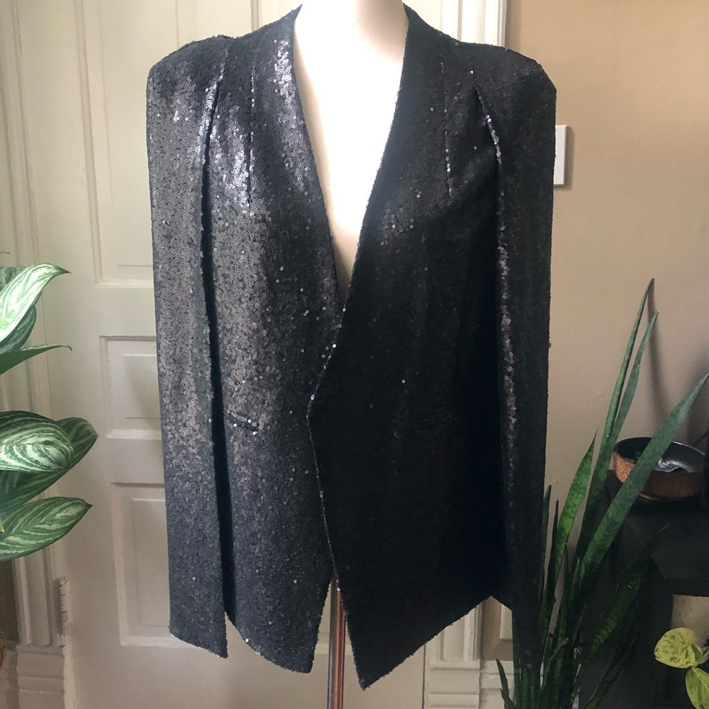 Sequin Cape Blazer - Lavish Alice - 8